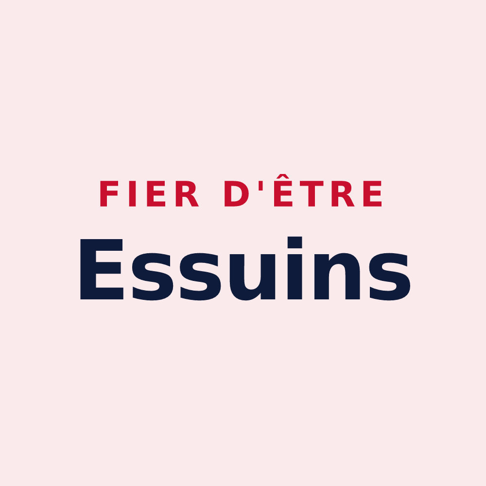 Magnet « Fier d'être Essuins » — design pour Essay
