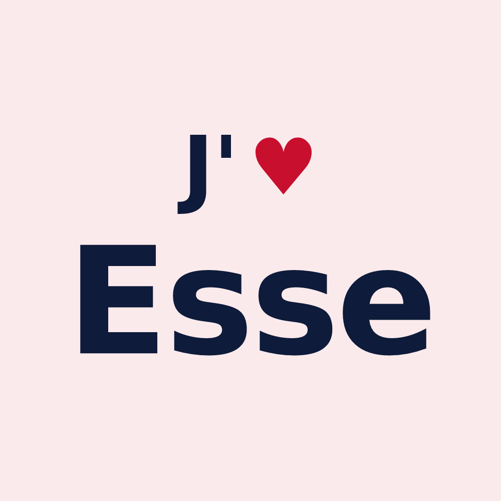 Magnet personnalisé Esse — design J'aime Esse