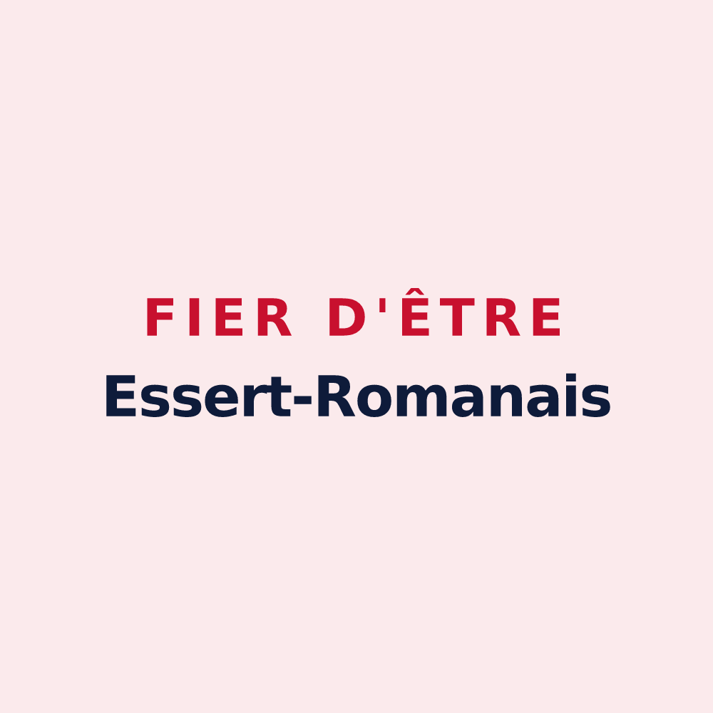 Magnet « Fier d'être Essert-Romanais » — design pour Essert-Romand
