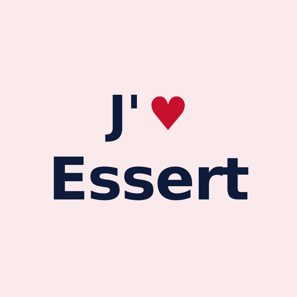 Magnet personnalisé Essert — design J'aime Essert