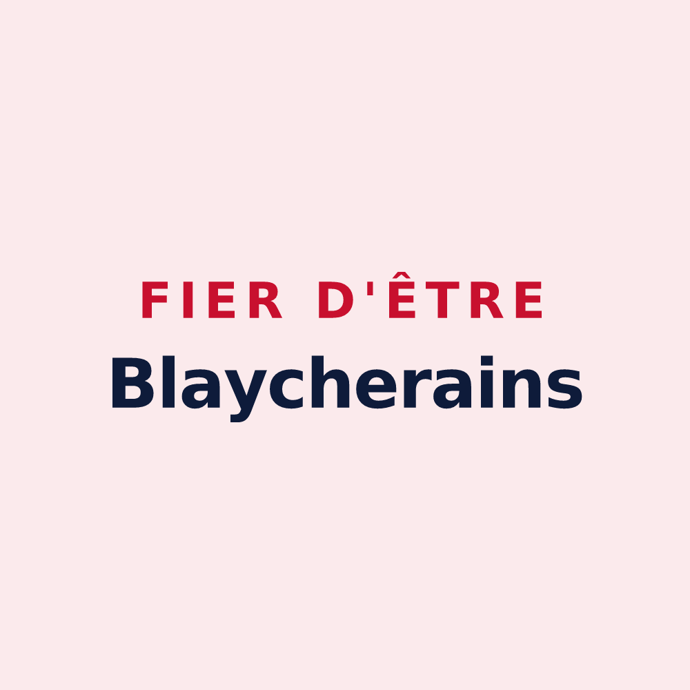 Magnet « Fier d'être Blaycherains » — design pour Esserts-Blay