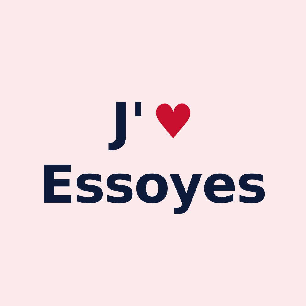 Magnet personnalisé Essoyes — design J'aime Essoyes