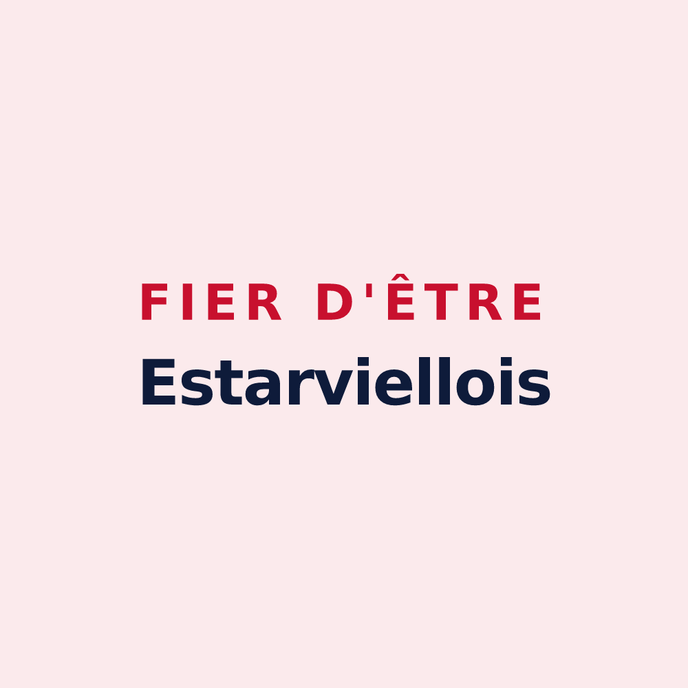 Magnet « Fier d'être Estarviellois » — design pour Estarvielle
