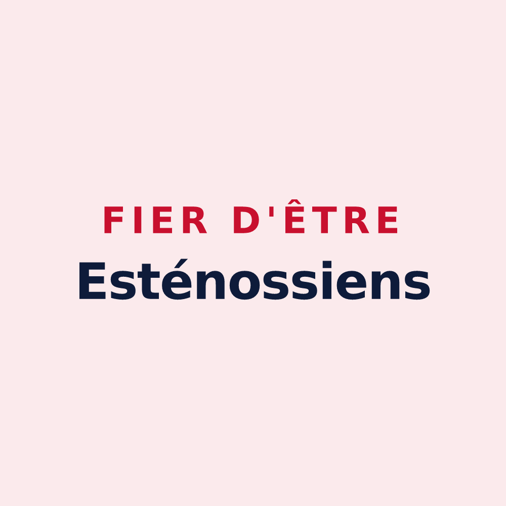 Magnet « Fier d'être Esténossiens » — design pour Esténos