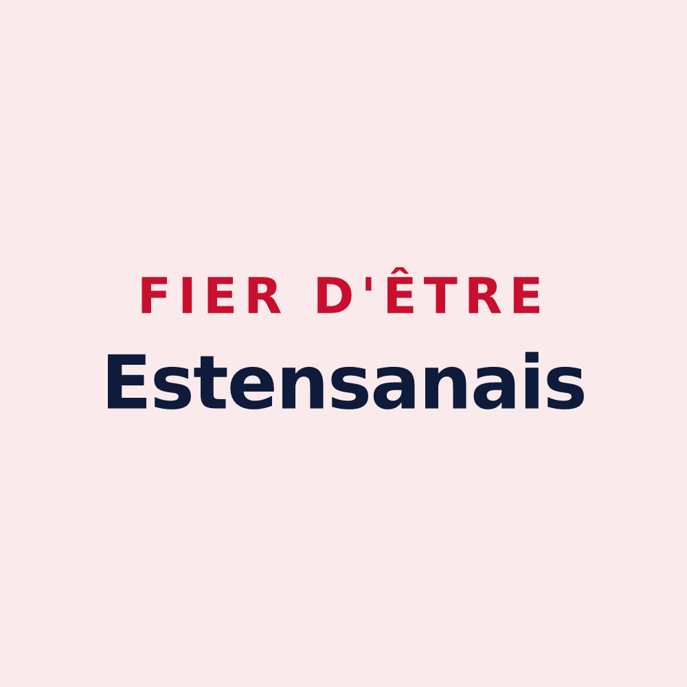 Magnet « Fier d'être Estensanais » — design pour Estensan