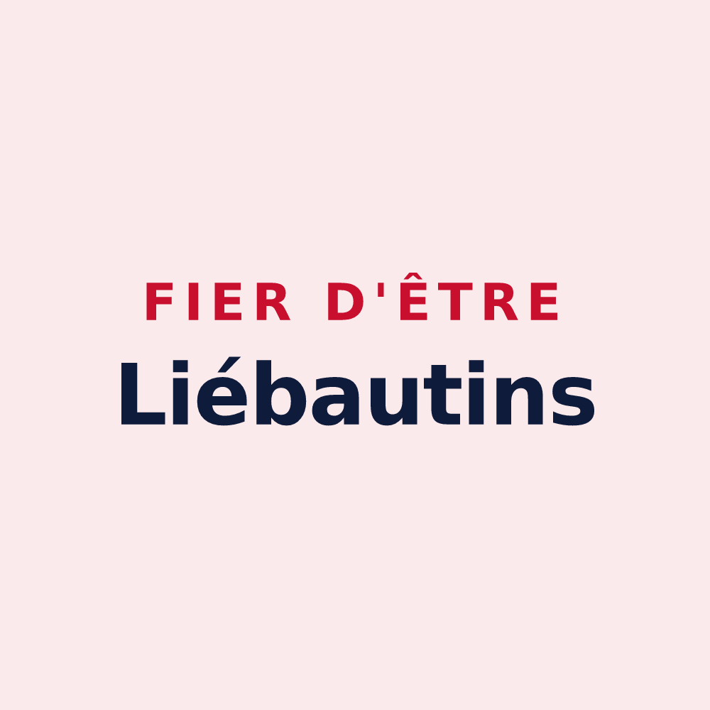 Magnet « Fier d'être Liébautins » — design pour Estissac