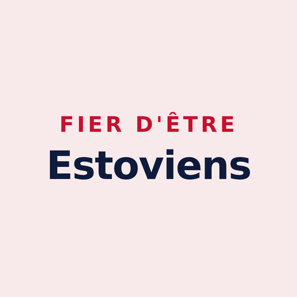 Magnet « Fier d'être Estoviens » — design pour Estouy