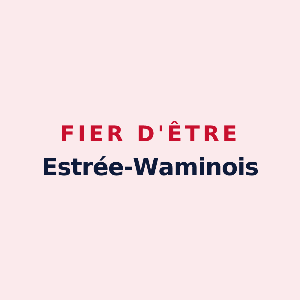 Magnet « Fier d'être Estrée-Waminois » — design pour Estrée-Wamin