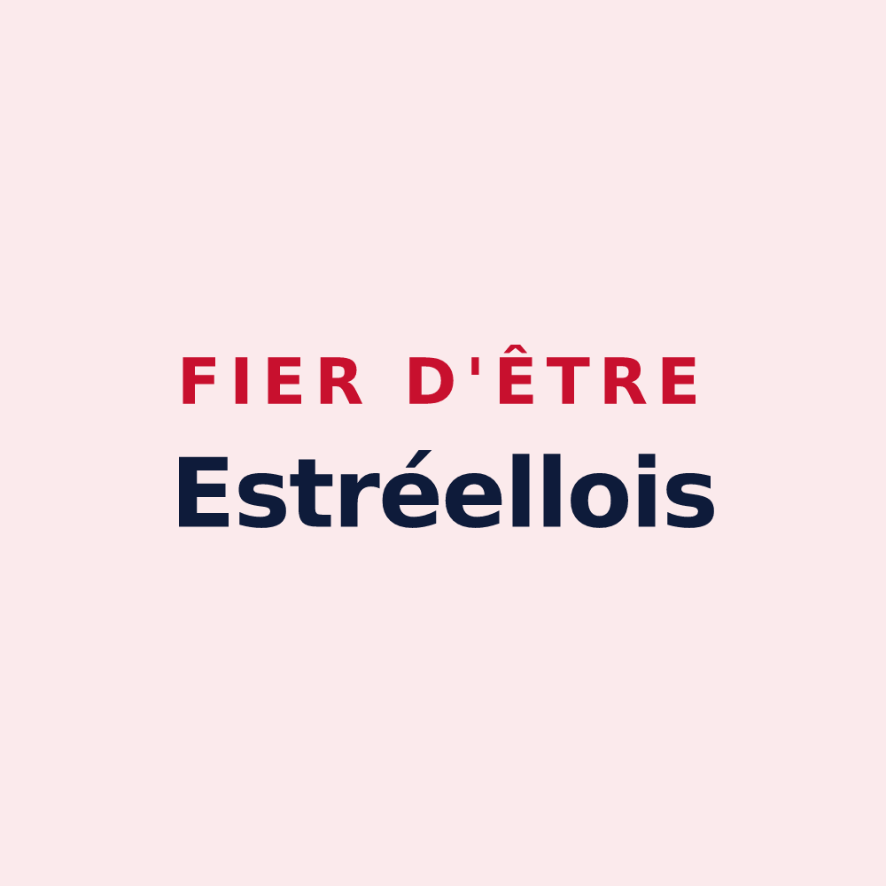 Magnet « Fier d'être Estréellois » — design pour Estréelles