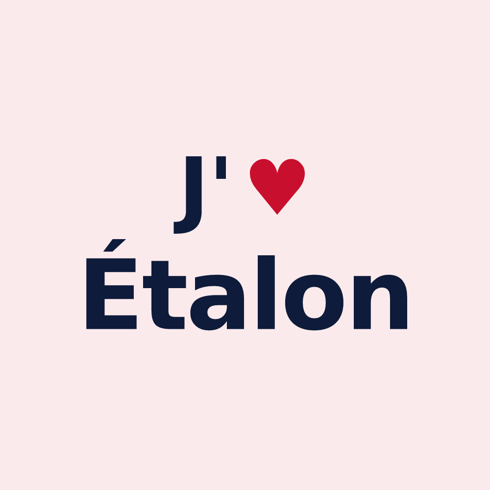 Magnet personnalisé Étalon — design J'aime Étalon