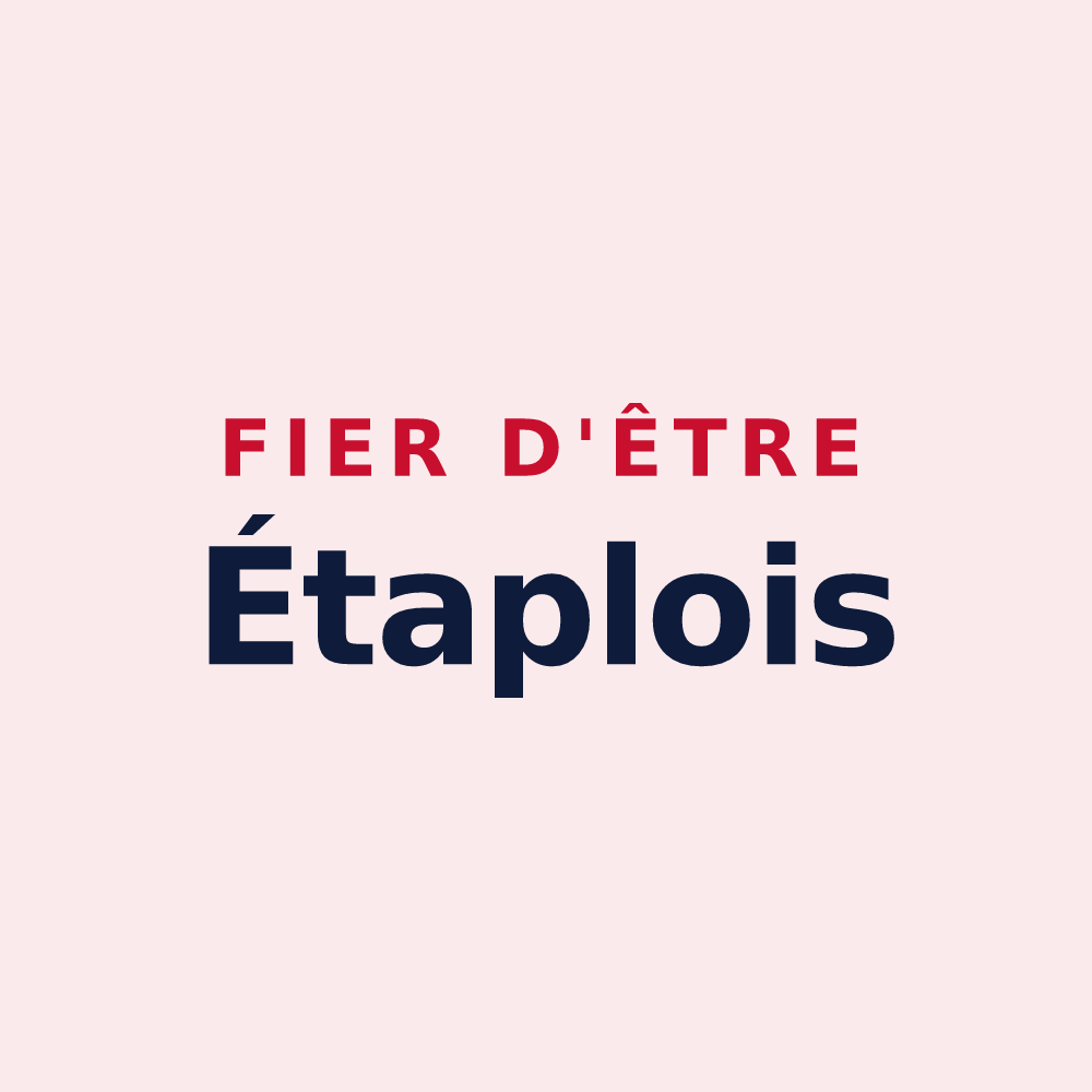 Magnet « Fier d'être Étaplois » — design pour Étaples