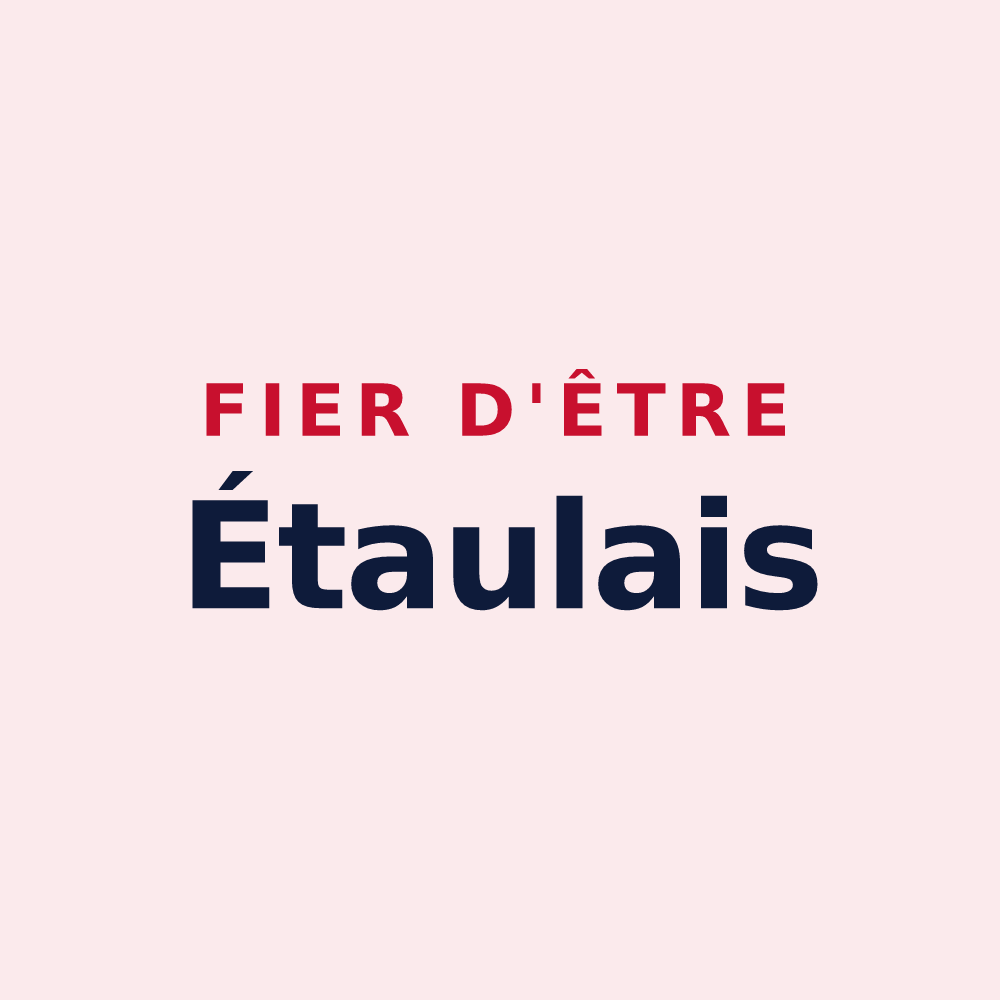 Magnet « Fier d'être Étaulais » — design pour Étaules