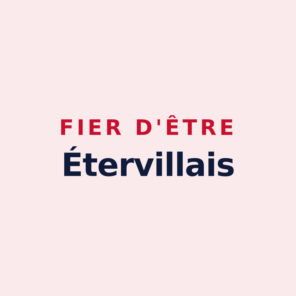 Magnet « Fier d'être Étervillais » — design pour Éterville