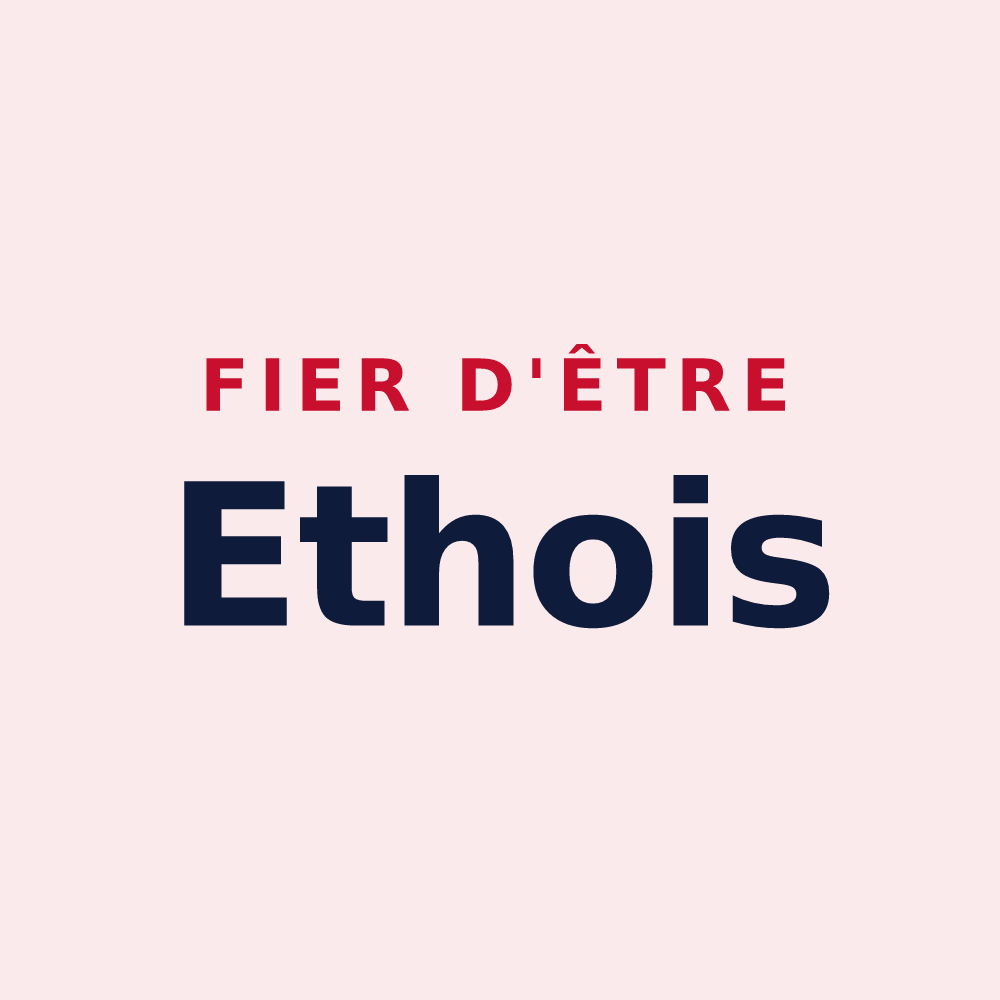 Magnet « Fier d'être Ethois » — design pour Eth