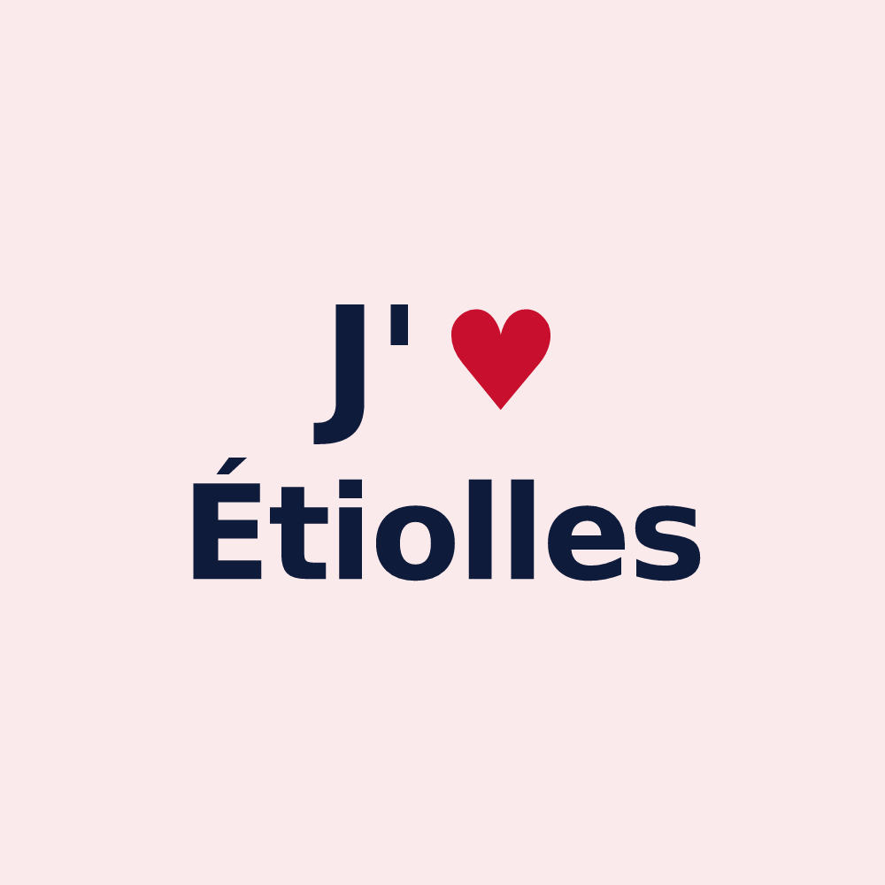 Magnet personnalisé Étiolles — design J'aime Étiolles