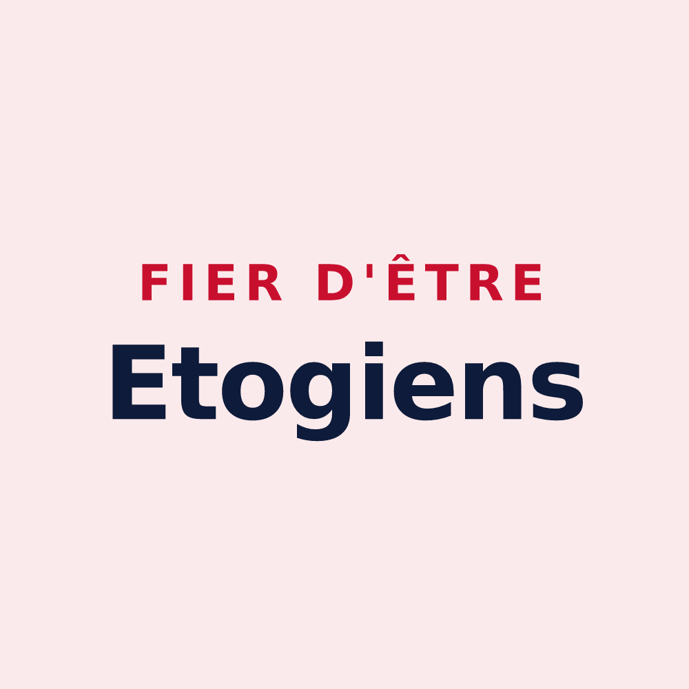 Magnet « Fier d'être Etogiens » — design pour Étoges