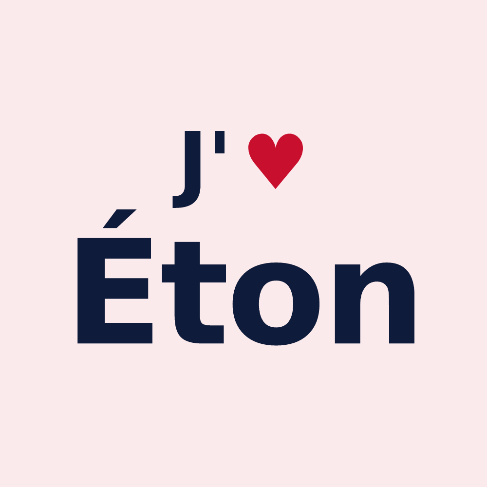 Magnet personnalisé Éton — design J'aime Éton