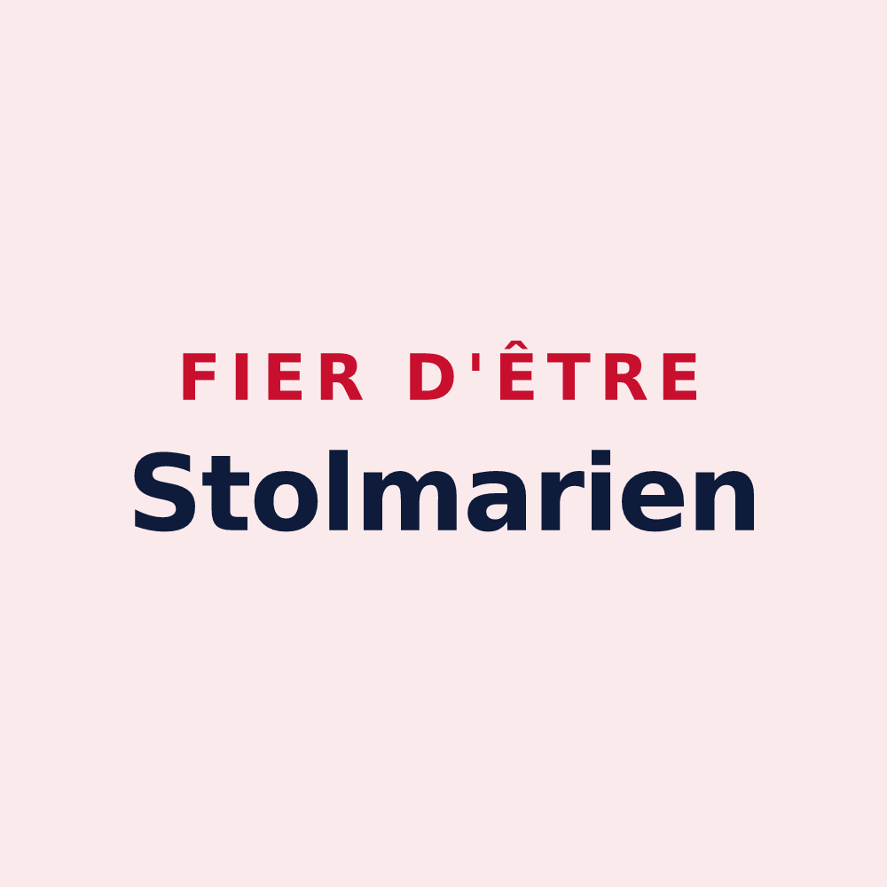 Magnet « Fier d'être Stolmarien » — design pour Étormay