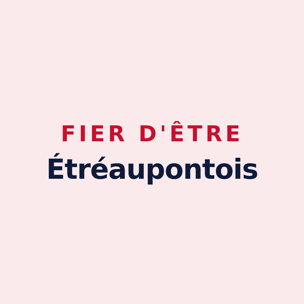 Magnet « Fier d'être Étréaupontois » — design pour Étréaupont