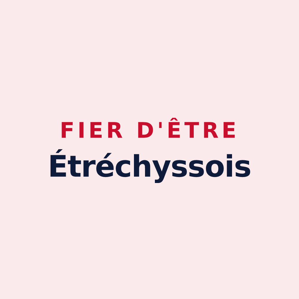 Magnet « Fier d'être Étréchyssois » — design pour Étréchy