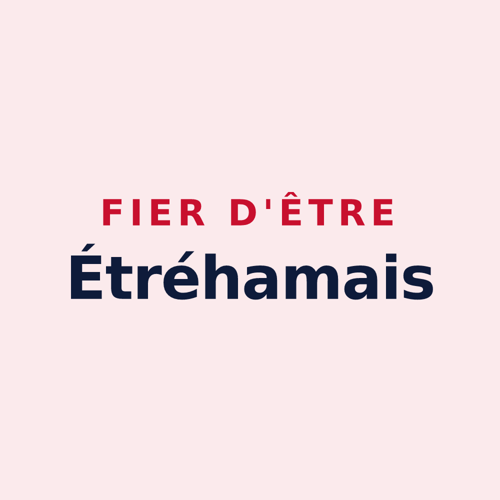 Magnet « Fier d'être Étréhamais » — design pour Étréham