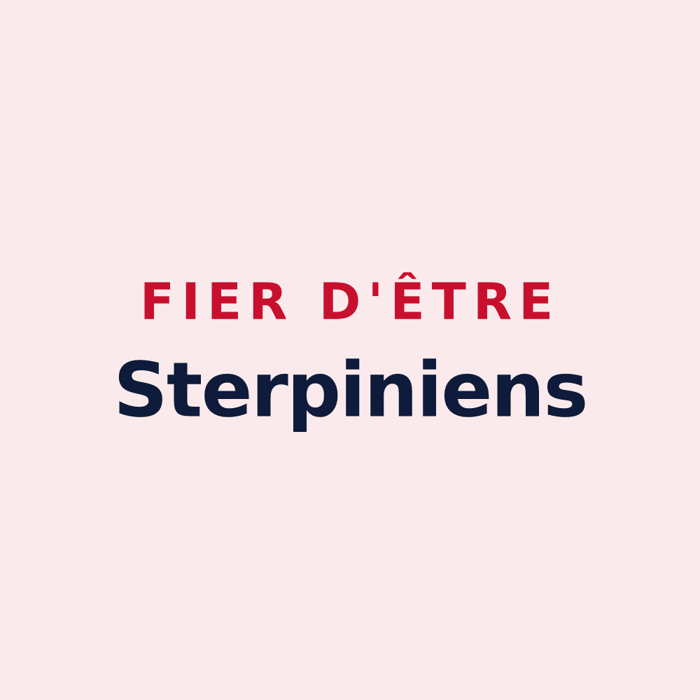 Magnet « Fier d'être Sterpiniens » — design pour Étrépigny