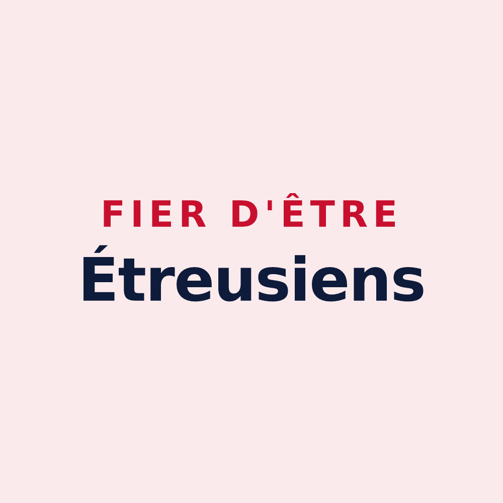Magnet « Fier d'être Étreusiens » — design pour Étreux