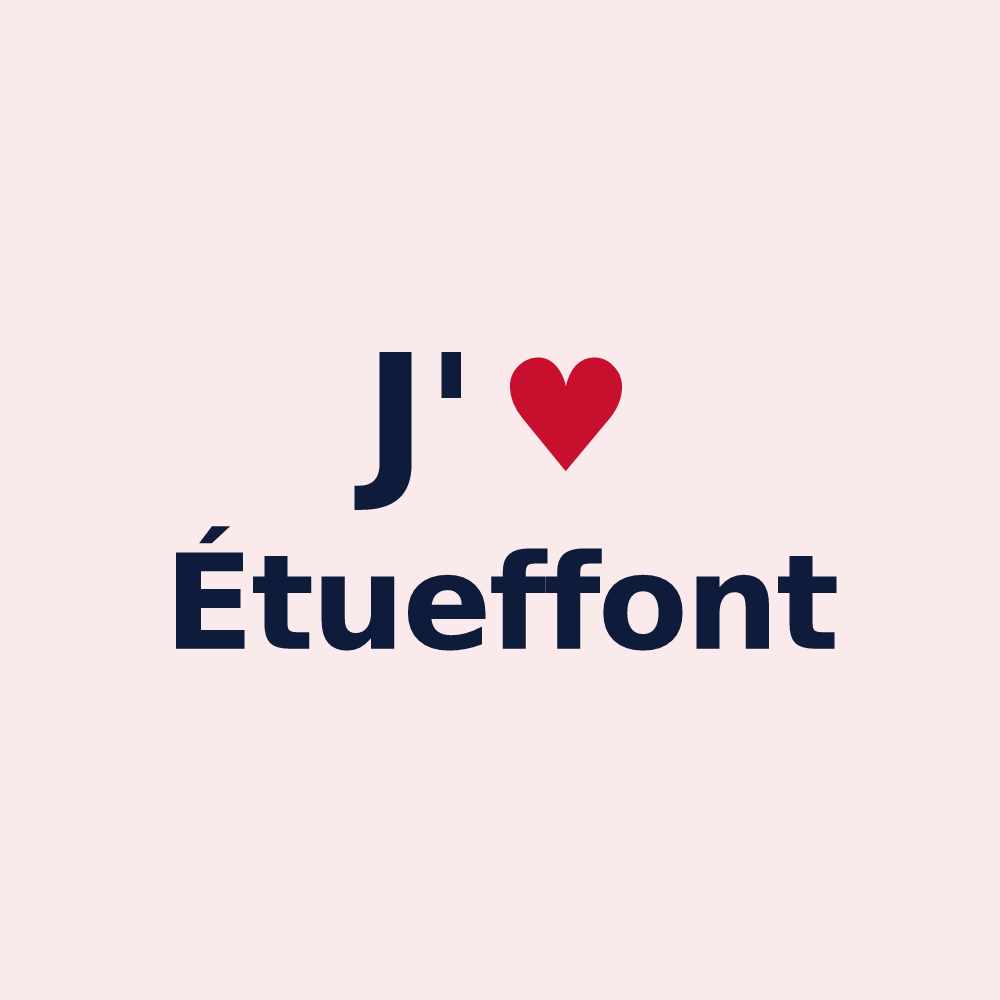 Magnet personnalisé Étueffont — design J'aime Étueffont