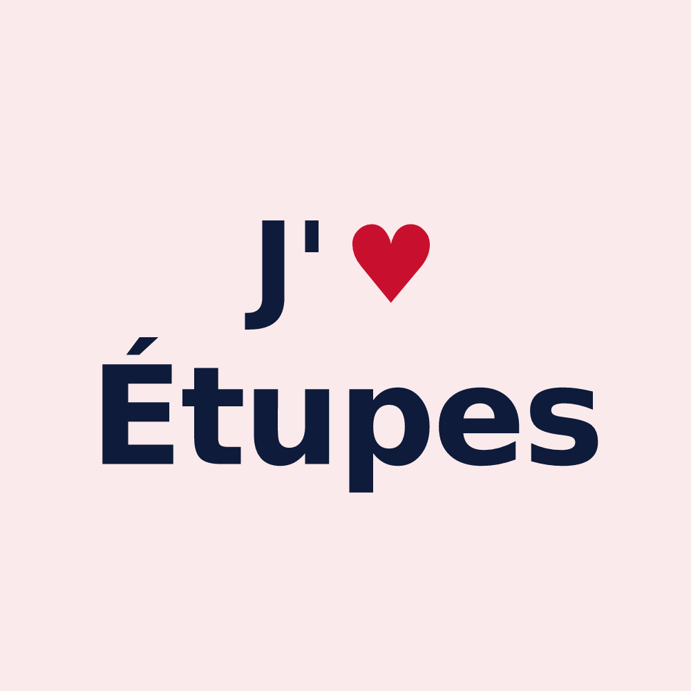 Magnet personnalisé Étupes — design J'aime Étupes