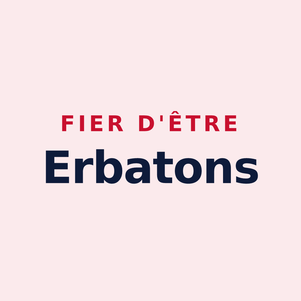 Magnet « Fier d'être Erbatons » — design pour Étupes