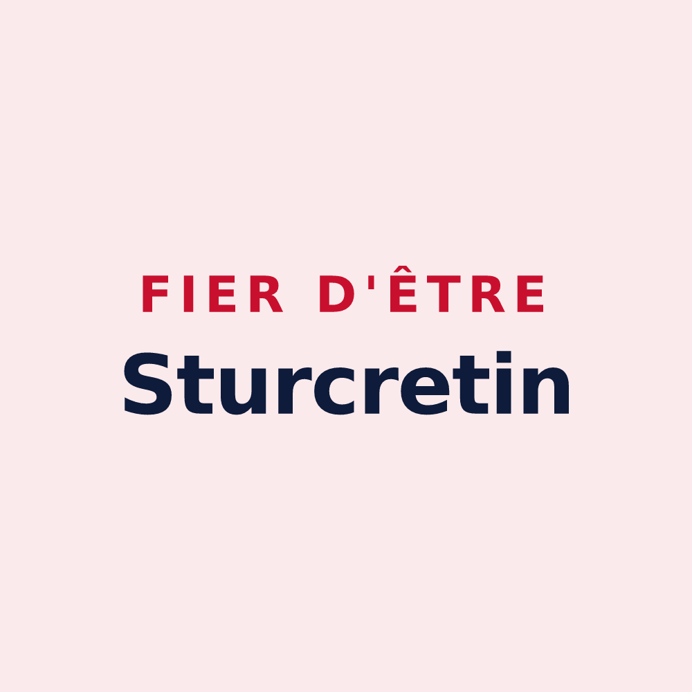 Magnet « Fier d'être Sturcretin » — design pour Éturqueraye