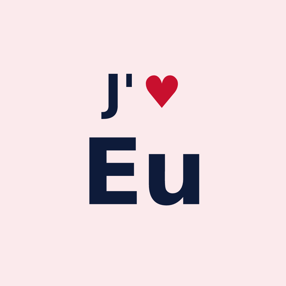 Magnet personnalisé Eu — design J'aime Eu