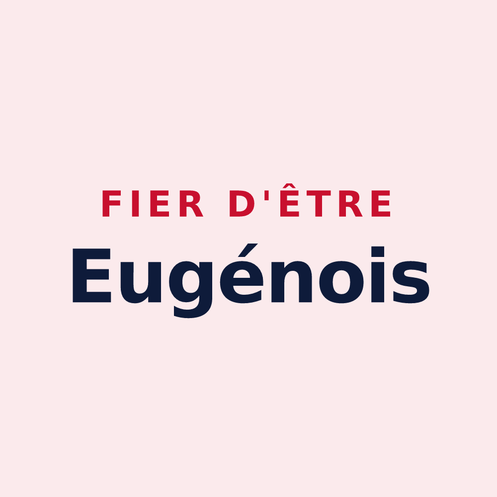 Magnet « Fier d'être Eugénois » — design pour Eugénie-les-Bains
