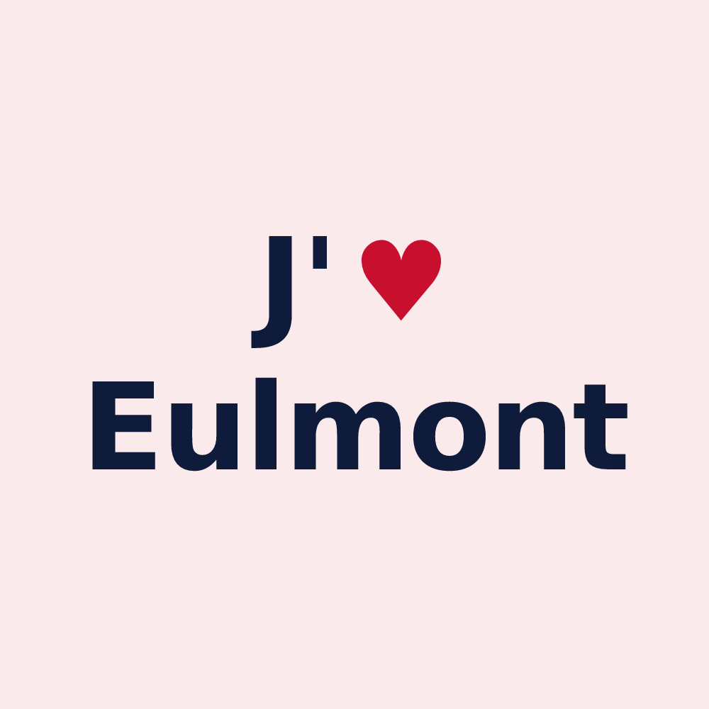 Magnet personnalisé Eulmont — design J'aime Eulmont