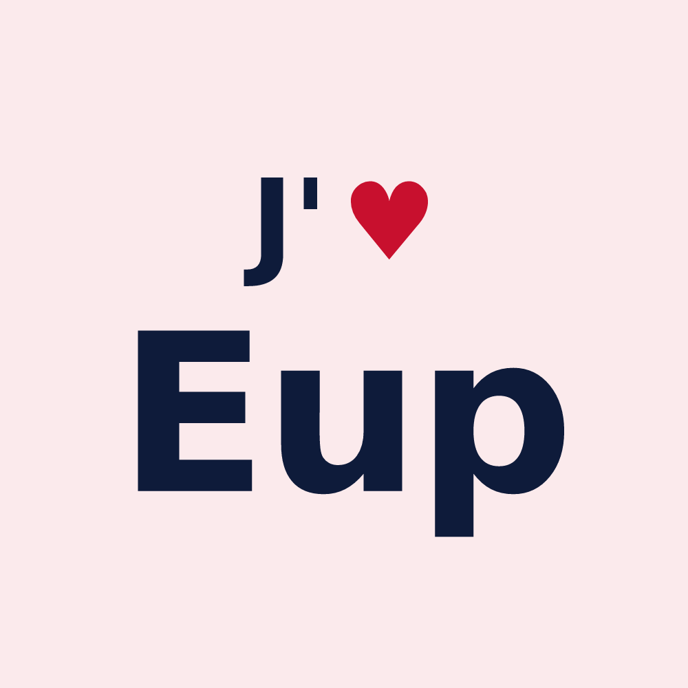 Magnet personnalisé Eup — design J'aime Eup