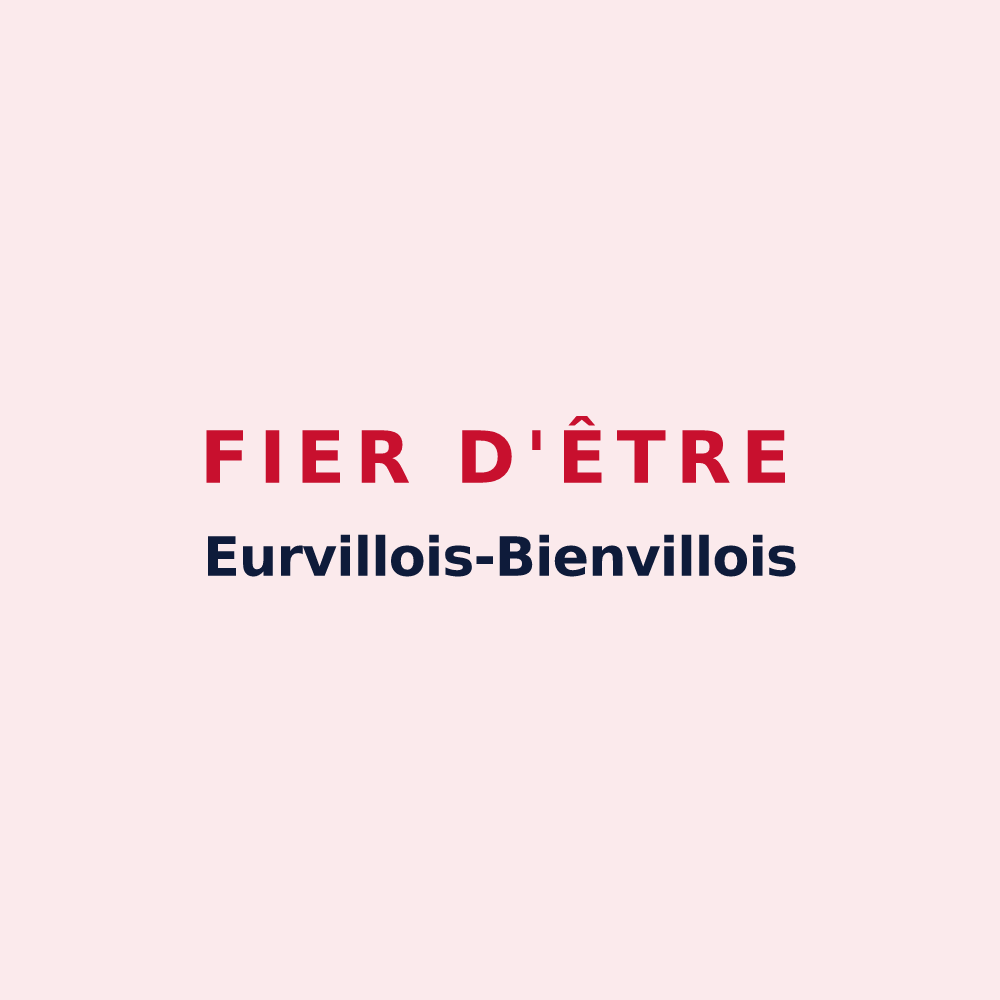 Magnet « Fier d'être Eurvillois-Bienvillois » — design pour Eurville-Bienville