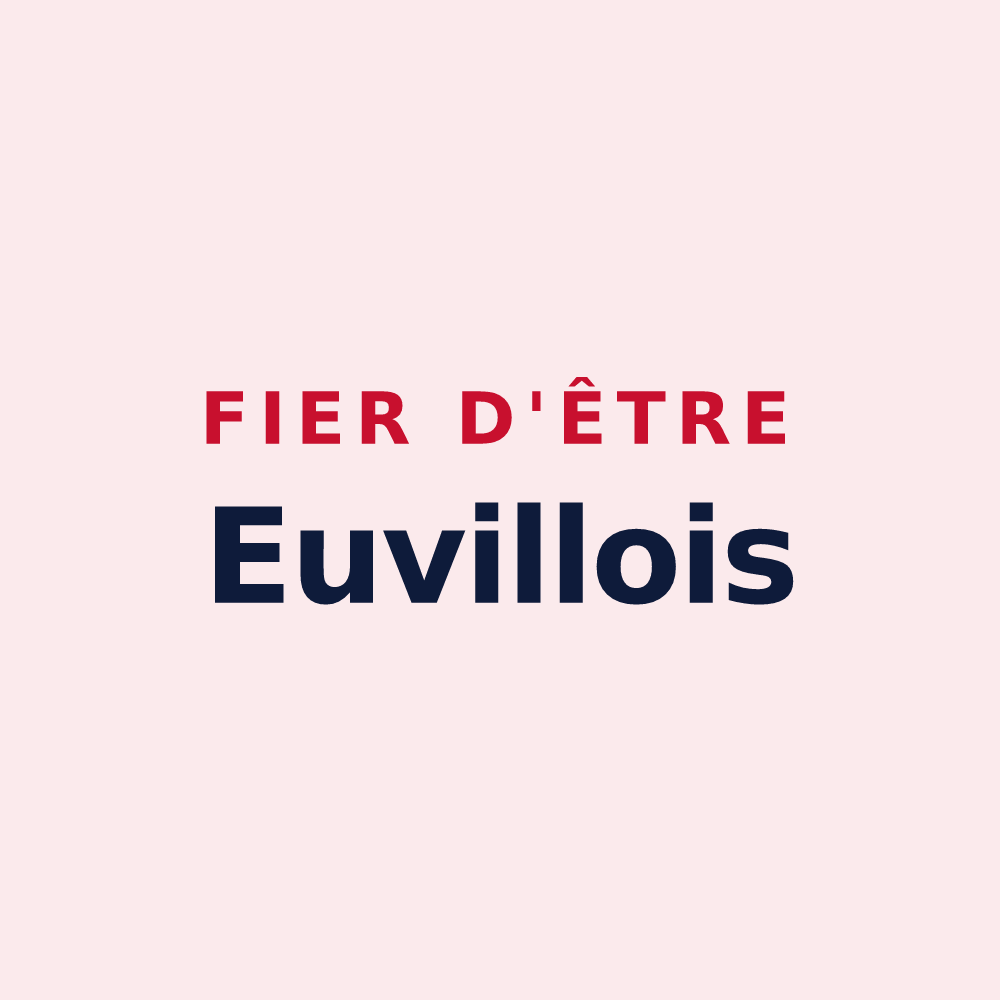 Magnet « Fier d'être Euvillois » — design pour Euville