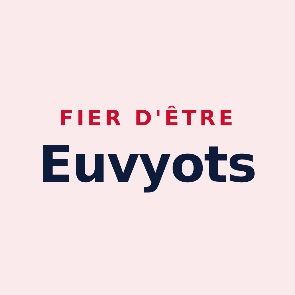 Magnet « Fier d'être Euvyots » — design pour Euvy