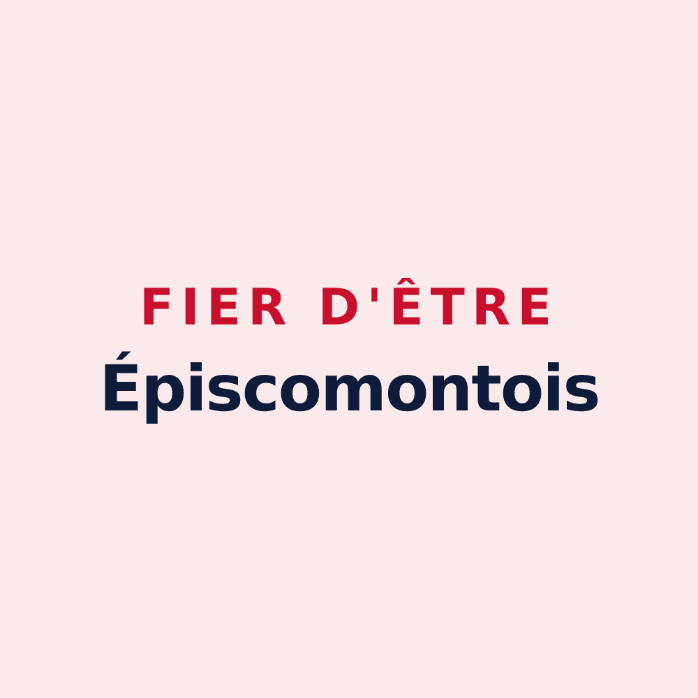 Magnet « Fier d'être Épiscomontois » — design pour Évecquemont