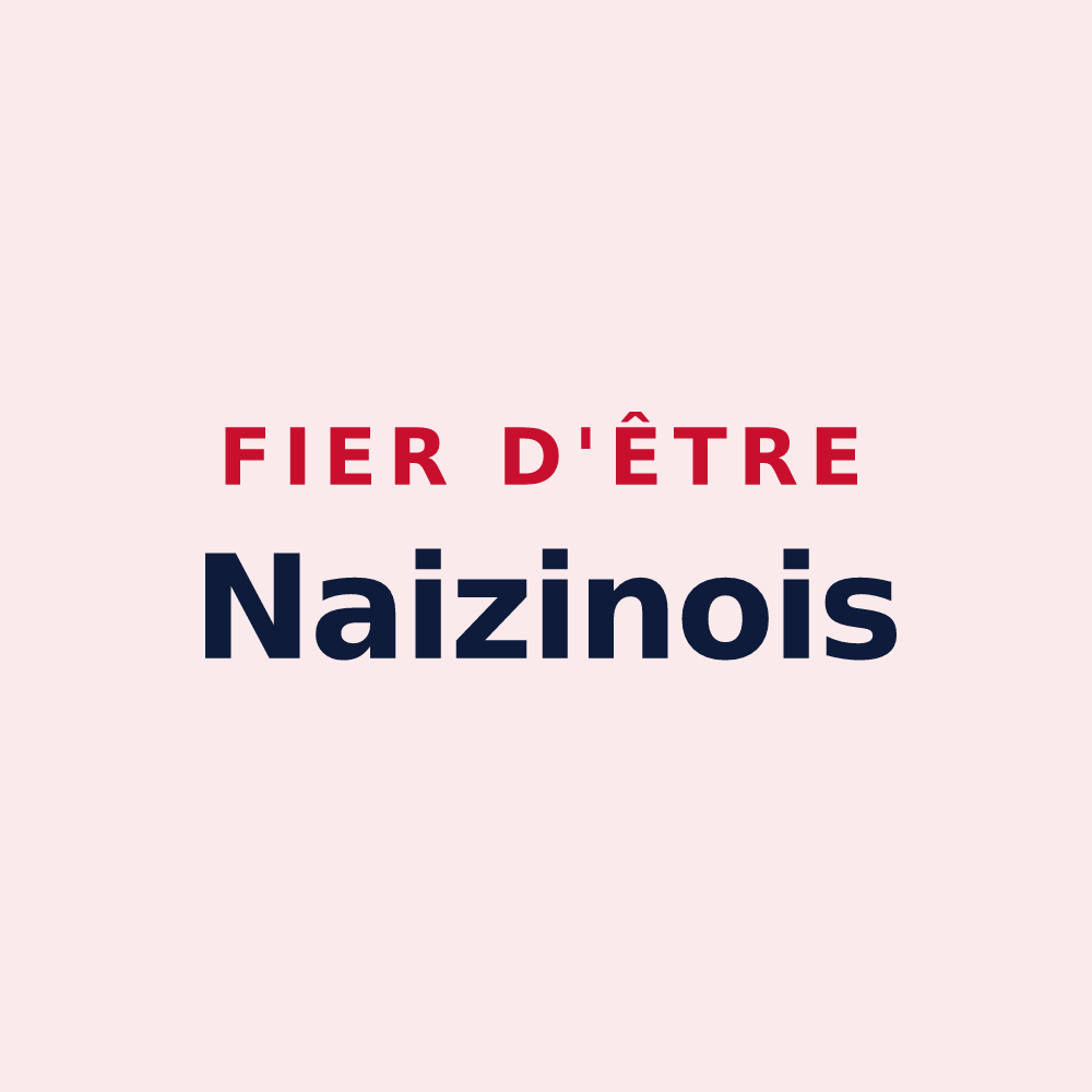 Magnet « Fier d'être Naizinois » — design pour Évellys