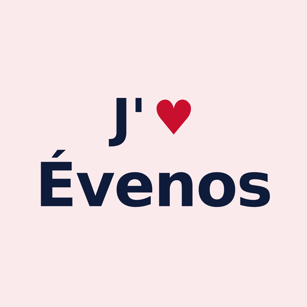 Magnet personnalisé Évenos — design J'aime Évenos