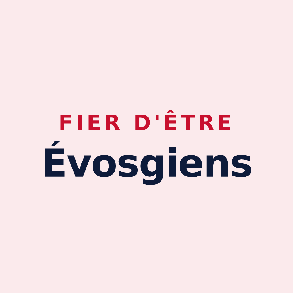 Magnet « Fier d'être Évosgiens » — design pour Évosges