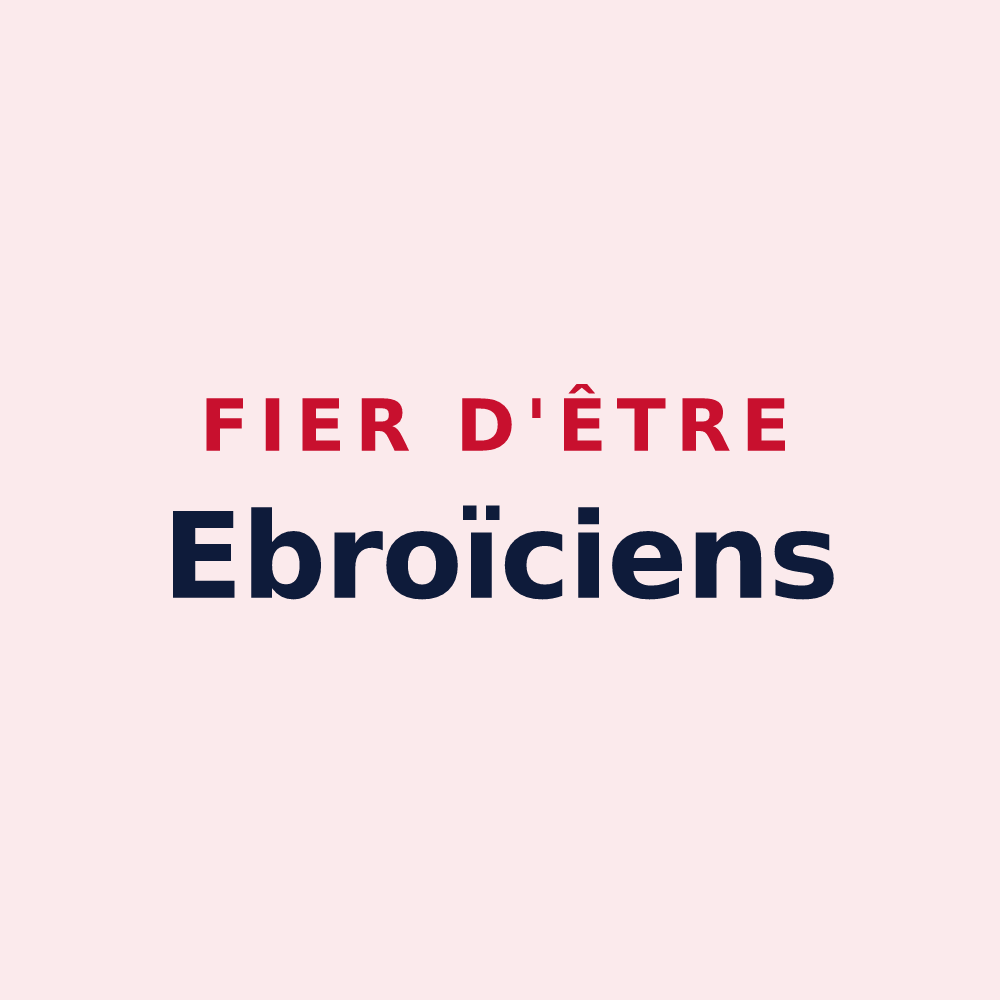 Magnet « Fier d'être Ebroïciens » — design pour Évricourt