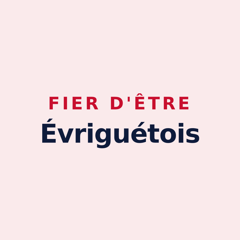 Magnet « Fier d'être Évriguétois » — design pour Évriguet