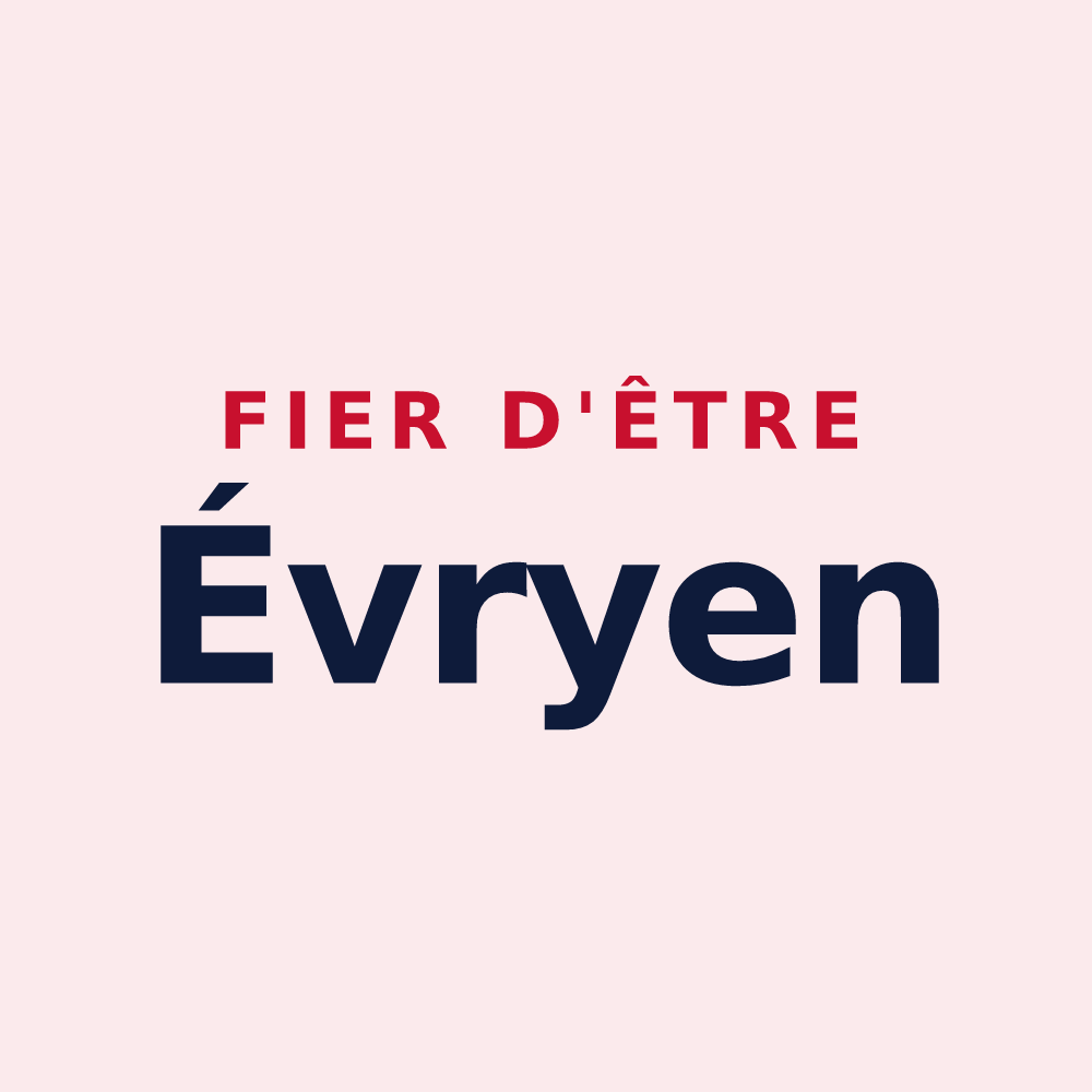 Magnet « Fier d'être Évryen » — design pour Évry-Courcouronnes