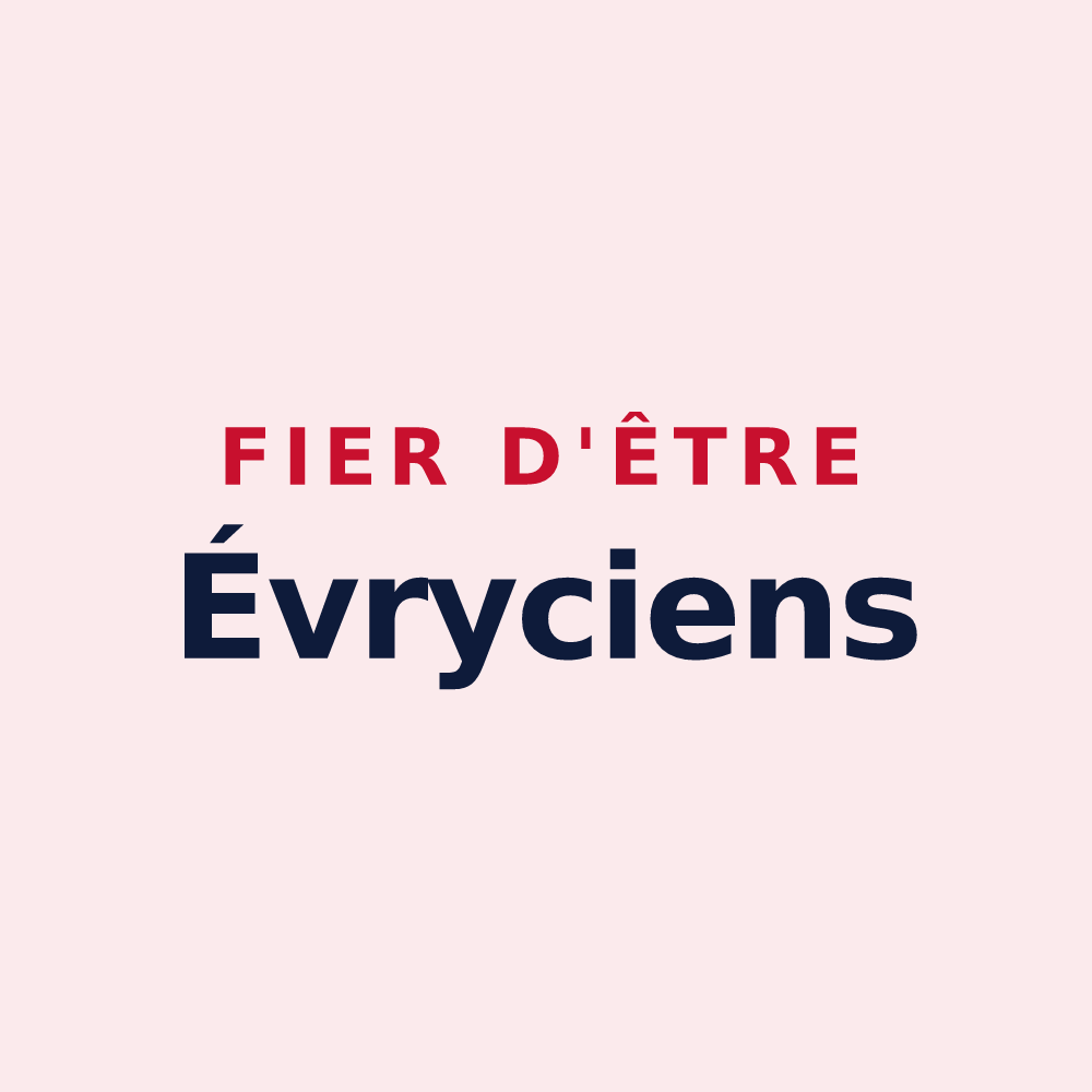 Magnet « Fier d'être Évryciens » — design pour Évry-Grégy-sur-Yerre
