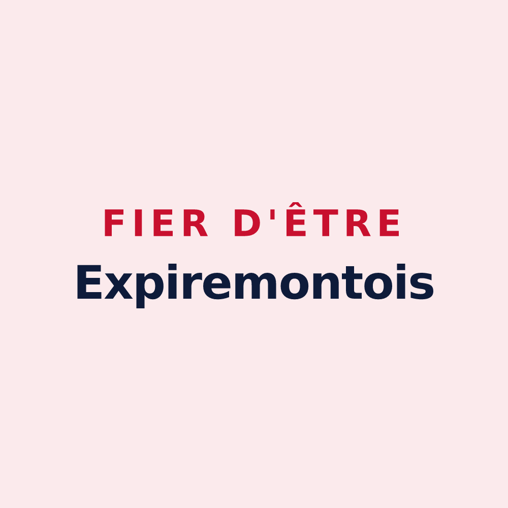Magnet « Fier d'être Expiremontois » — design pour Expiremont