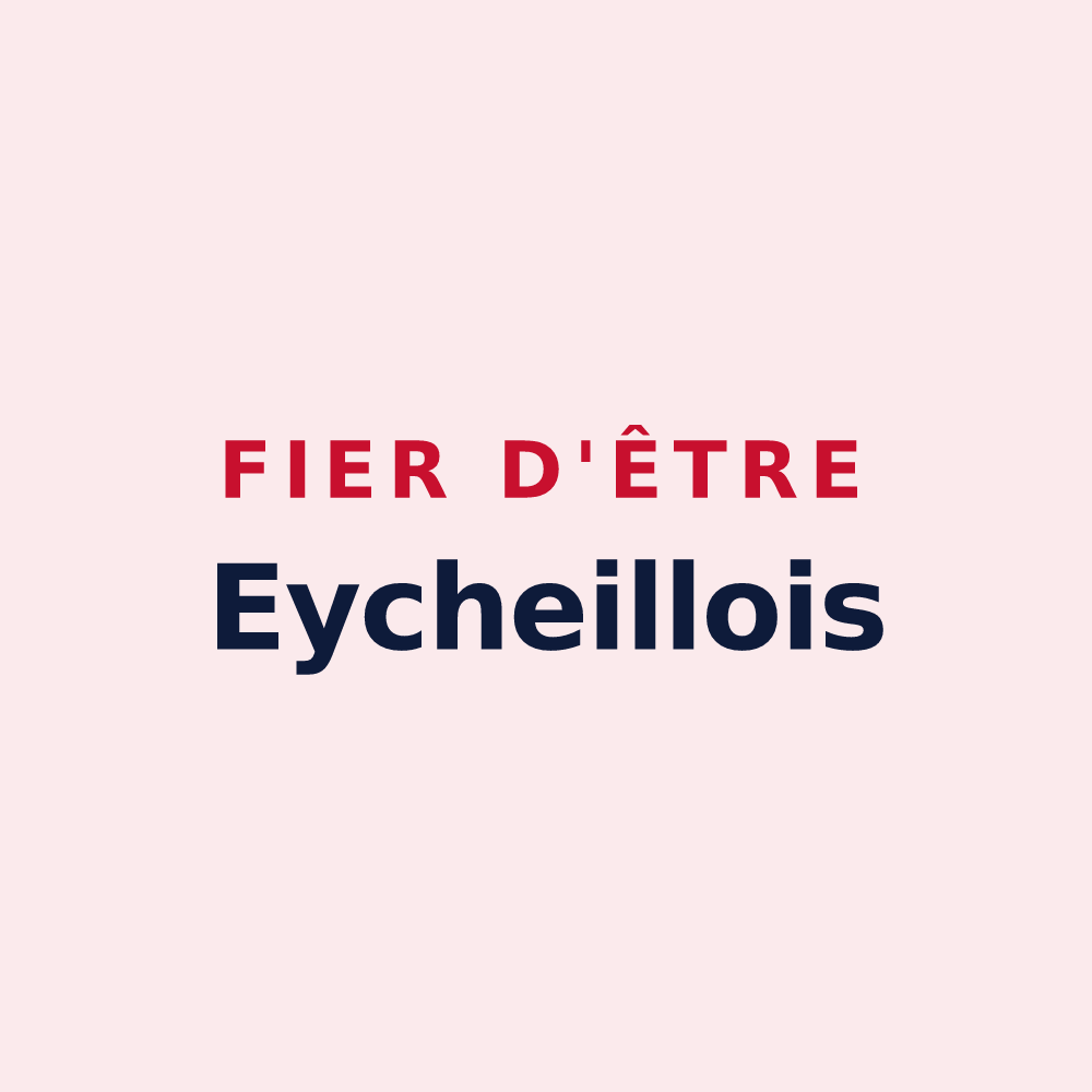 Magnet « Fier d'être Eycheillois » — design pour Eycheil