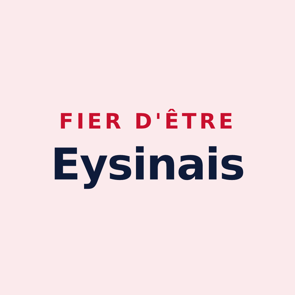 Magnet « Fier d'être Eysinais » — design pour Eysines