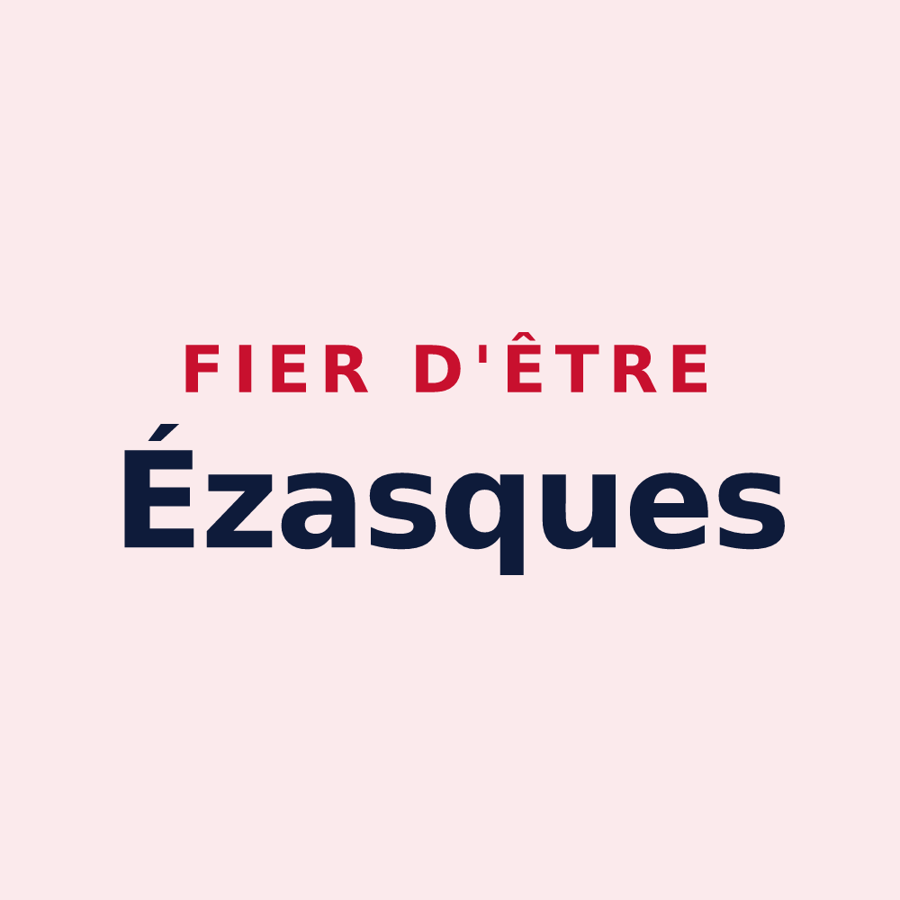 Magnet « Fier d'être Ézasques » — design pour Èze